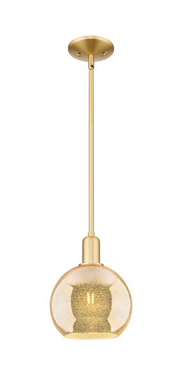 Arcadia One Light Mini Pendant in Satin Gold (405|716-1S-SG-G128-8)