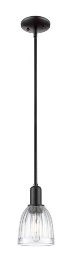 Arcadia One Light Mini Pendant in Matte Black (405|716-1S-BK-G442)