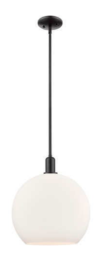 Arcadia One Light Mini Pendant in Matte Black (405|716-1S-BK-G121-14)