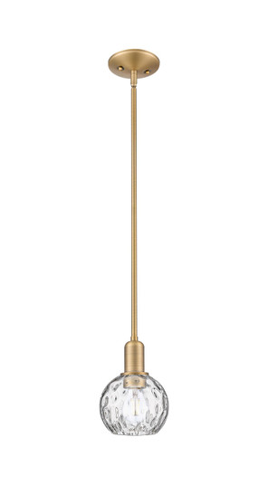 Arcadia One Light Mini Pendant in Brushed Brass (405|716-1S-BB-G1215-6)