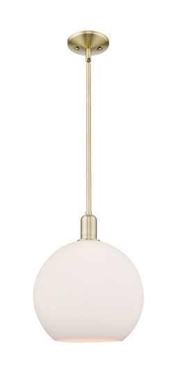 Arcadia One Light Mini Pendant in Antique Brass (405|716-1S-AB-G121-12)