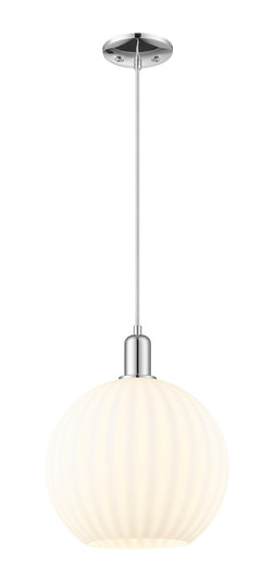 Arcadia One Light Mini Pendant in Polished Chrome (405|716-1P-PC-G1217-12WV)