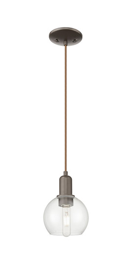 Arcadia One Light Mini Pendant in Oil Rubbed Bronze (405|716-1P-OB-G122-6)
