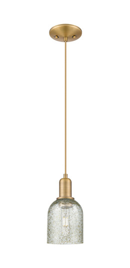 Arcadia One Light Mini Pendant in Brushed Brass (405|716-1P-BB-G257)