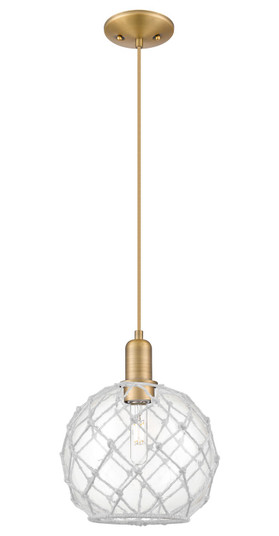 Arcadia One Light Mini Pendant in Brushed Brass (405|716-1P-BB-G122-10RW)