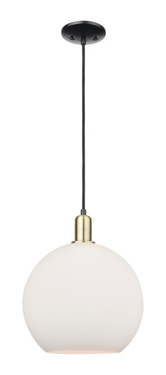 Arcadia One Light Mini Pendant in Black Antique Brass (405|716-1P-BAB-G121-12)