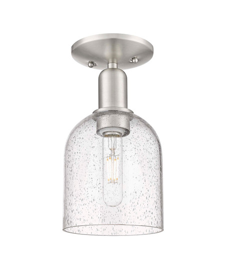 Arcadia One Light Semi-Flush Mount in Brushed Satin Nickel (405|716-1C-SN-G558-6SDY)