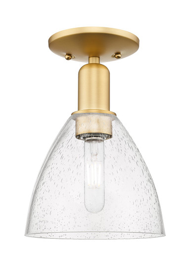 Arcadia One Light Semi-Flush Mount in Satin Gold (405|716-1C-SG-GBD-754)