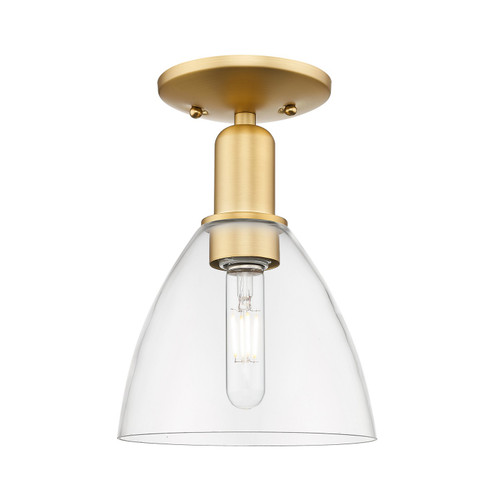 Arcadia One Light Semi-Flush Mount in Satin Gold (405|716-1C-SG-GBD-752)