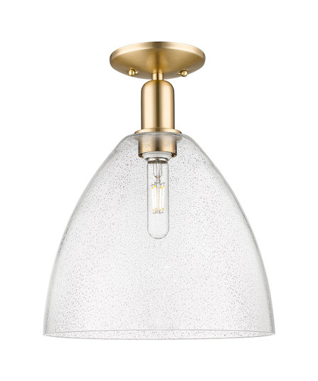 Arcadia One Light Semi-Flush Mount in Champagne Bronze (405|716-1C-CB-GBD-124)