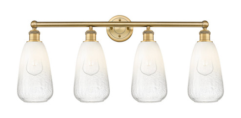 Edison Four Light Bath Vanity in Brushed Brass (405|616-4W-BB-G480-6OP)