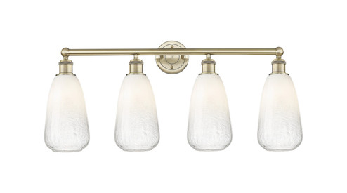 Edison Four Light Bath Vanity in Antique Brass (405|616-4W-AB-G480-6OP)