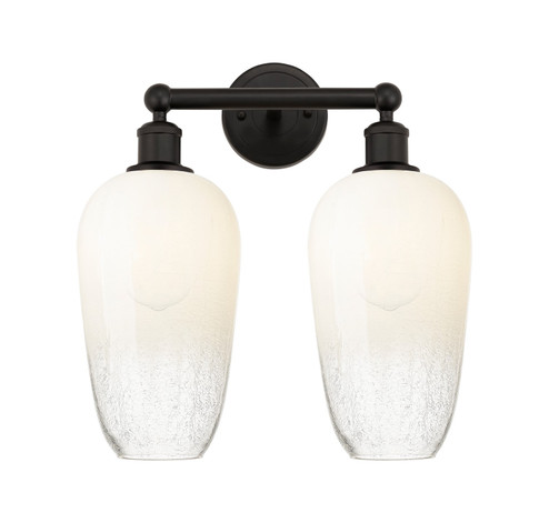 Edison Two Light Bath Vanity in Oil Rubbed Bronze (405|616-2W-OB-G484-7OP)