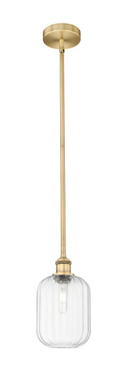 Edison One Light Mini Pendant in Brushed Brass (405|616-1S-BB-G460-7CL)