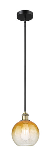 Edison One Light Mini Pendant in Black Antique Brass (405|616-1S-BAB-G483-8AM)
