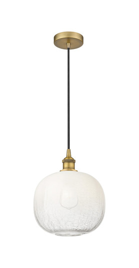 Edison One Light Mini Pendant in Brushed Brass (405|616-1P-BB-G481-10OP)