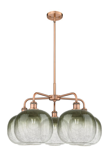 Ballston Five Light Chandelier in Antique Copper (405|516-5CR-AC-G481-10SL)