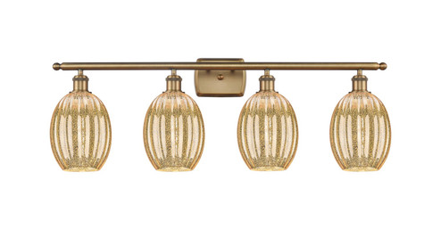 Ballston Four Light Bath Vanity in Brushed Brass (405|516-4W-BB-G459-6ME)