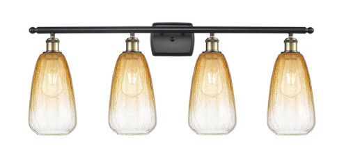 Ballston Four Light Bath Vanity in Black Antique Brass (405|516-4W-BAB-G480-6AM)