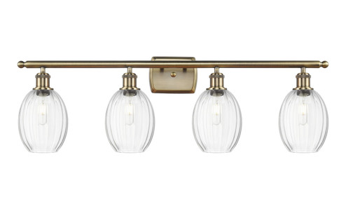 Ballston Four Light Bath Vanity in Antique Brass (405|516-4W-AB-G459-6CL)