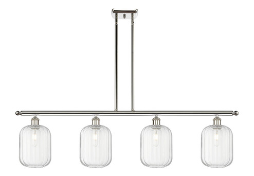 Ballston Four Light Island Pendant in Polished Nickel (405|516-4I-PN-G460-7CL)