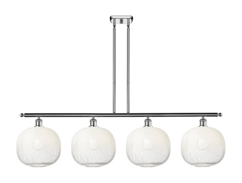Ballston Four Light Island Pendant in Polished Chrome (405|516-4I-PC-G481-10OP)