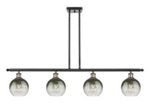 Ballston Four Light Island Pendant in Black Antique Brass (405|516-4I-BAB-G483-8SL)