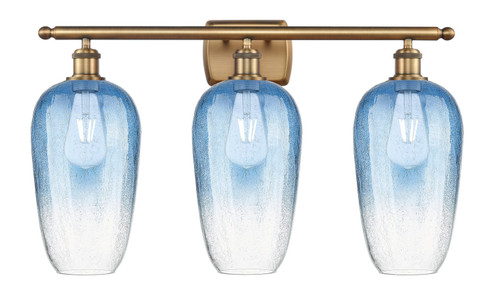 Ballston Three Light Bath Vanity in Brushed Brass (405|516-3W-BB-G484-7SB)