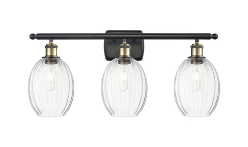 Ballston Three Light Bath Vanity in Black Antique Brass (405|516-3W-BAB-G459-6CL)
