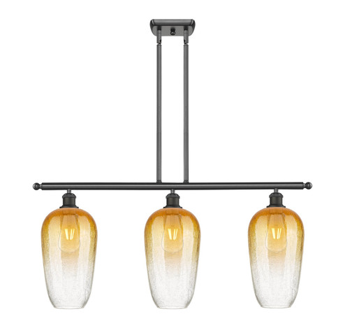 Ballston Three Light Island Pendant in Oil Rubbed Bronze (405|516-3I-OB-G484-7AM)