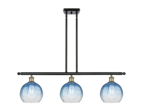 Ballston Three Light Island Pendant in Black Antique Brass (405|516-3I-BAB-G483-8SB)