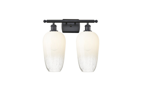 Ballston Two Light Bath Vanity in Matte Black (405|516-2W-BK-G484-7OP)