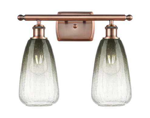 Ballston Two Light Bath Vanity in Antique Copper (405|516-2W-AC-G480-6SL)