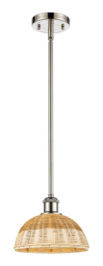 Ballston One Light Mini Pendant in Polished Nickel (405|516-1S-PN-NBD2-9-NAT)