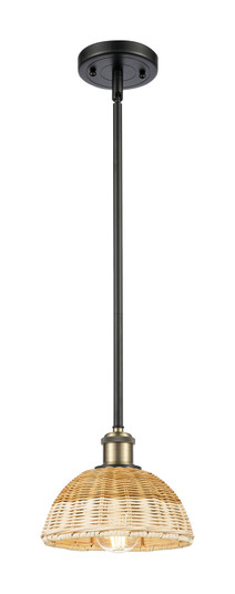 Ballston One Light Mini Pendant in Black Antique Brass (405|516-1S-BAB-NBD2-75-NAT)