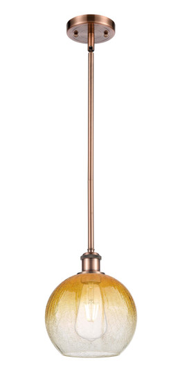 Ballston One Light Mini Pendant in Antique Copper (405|516-1S-AC-G483-8AM)