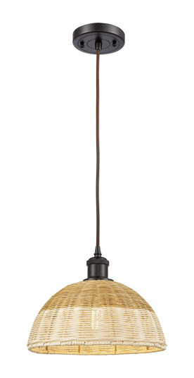 Ballston One Light Mini Pendant in Oil Rubbed Bronze (405|516-1P-OB-NBD2-12-NAT)