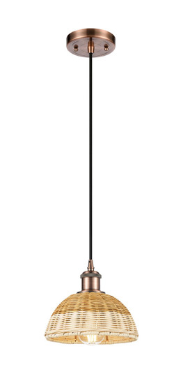 Ballston One Light Mini Pendant in Antique Copper (405|516-1P-AC-NBD2-75-NAT)