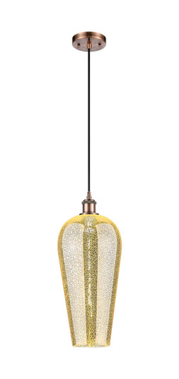 Ballston One Light Mini Pendant in Antique Copper (405|516-1P-AC-G456-8ME)