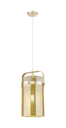 Downtown Urban One Light Mini Pendant in Champagne Bronze (405|413-1PM-CB-G413-1S-8ME)