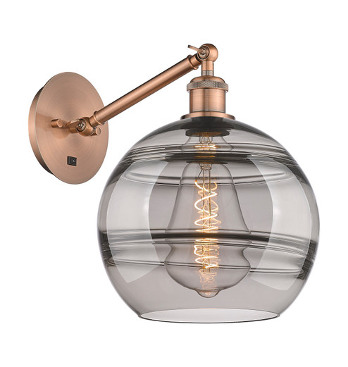 Ballston One Light Wall Sconce in Antique Copper (405|317-1W-AC-G556-10SM)