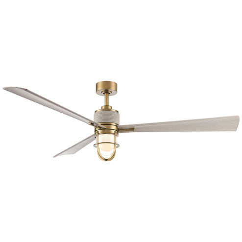 Nauticus 65''Ceiling Fan in Legacy Brass (15|F768L-LBR/WCD)