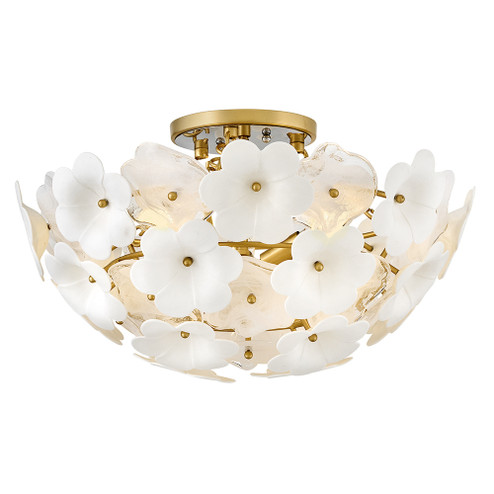 Marianne LED Semi-Flush Mount in Deluxe Gold (138|FR41963DG)