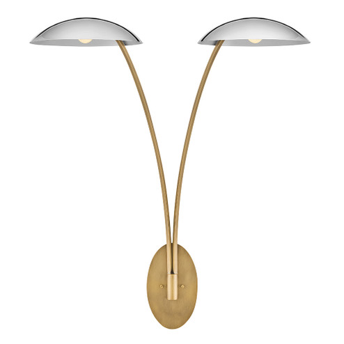 Glenn LED Wall Sconce in Heritage Brass (138|FR41642HB-CM)
