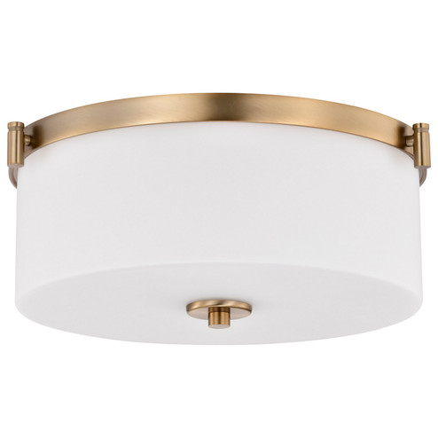 Liam Three Light Flush Mount in Burnished Brass (72|60-8207)
