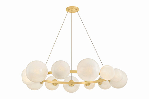 Pacama 13 Light Chandelier in Aged Brass (70|5555-AGB)