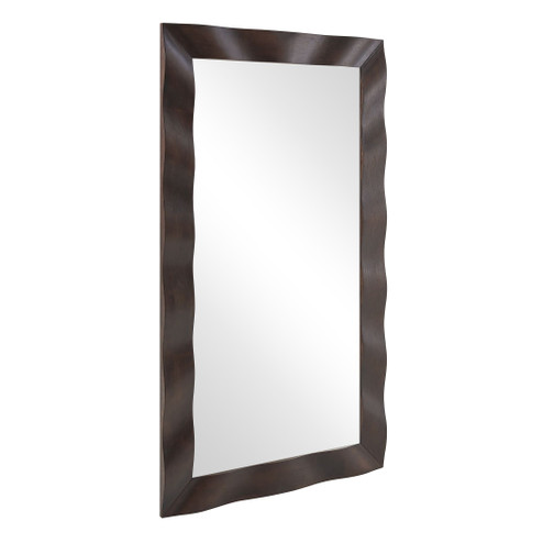 Wrinkle Mirror in Dark Walnut (52|08305)