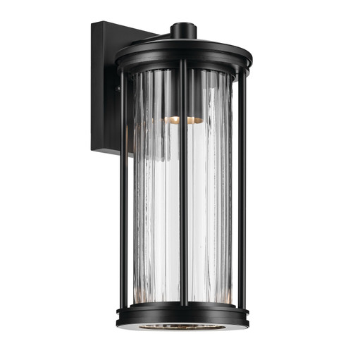 Barras One Light Outdoor Wall Mount in Black (12|59023BKDS)