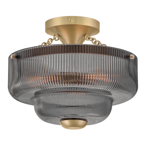 Adella LED Semi-Flush Mount in Lacquered Brass (13|48571LCB-SM)
