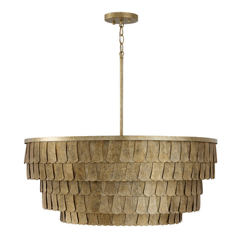 Arden Six Light Chandelier in Ancestral Gold (65|461661AGO)